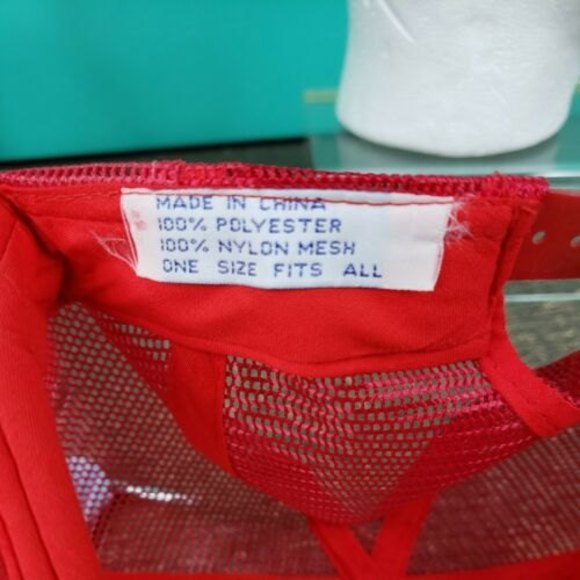 Vintage Train Maryland Rail Car Snapback Mesh Back Trucker Hat Cap Red  & White - Picture 6 of 7